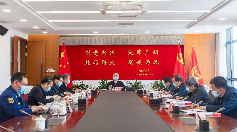鸡巴插小穴网站黄明在应急管理部党委会上强调 着力加强党委班子自...